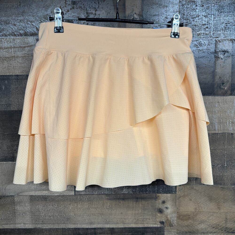DSG Lightweight Stride Skort Girls Size XL Peach Athletic Shorts SKU 047